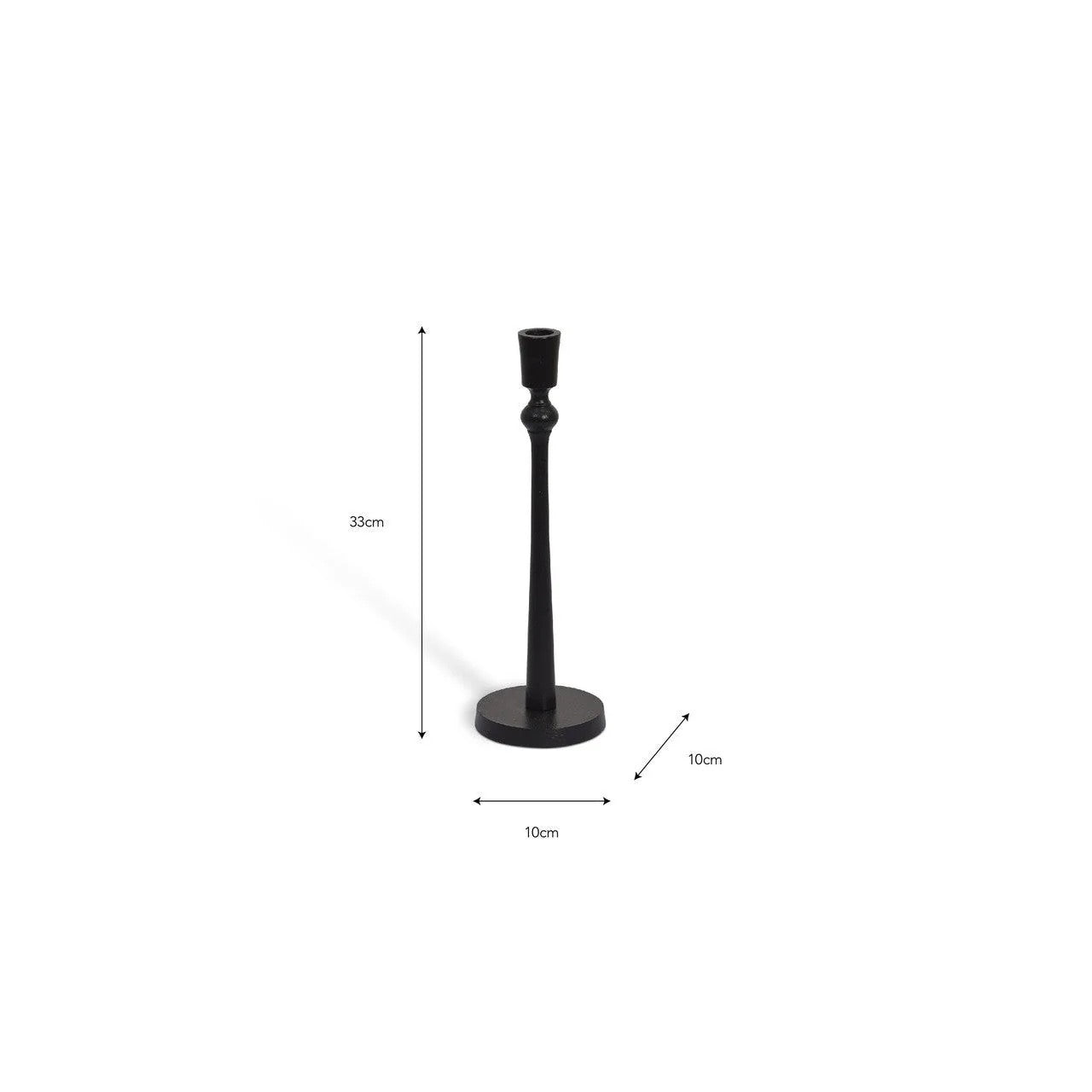 WESTCOTT CANDLE STICK  BLACK 3 Sizes