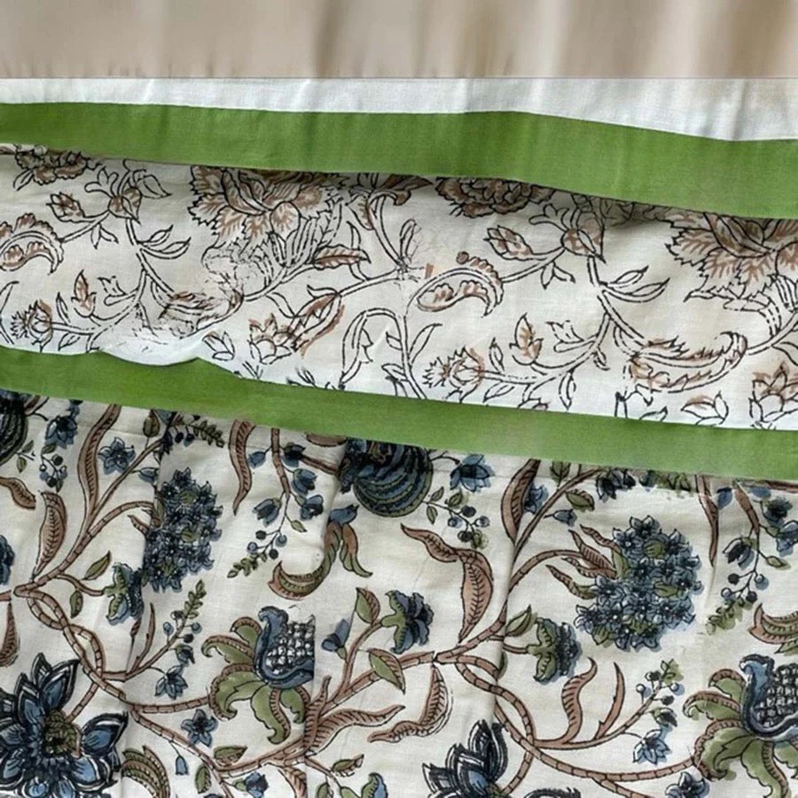 TIYA Hand Block Bedspread