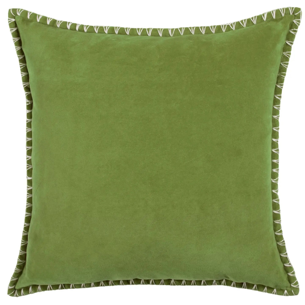 Stitch Embroidered Cushion Grass - Voyage