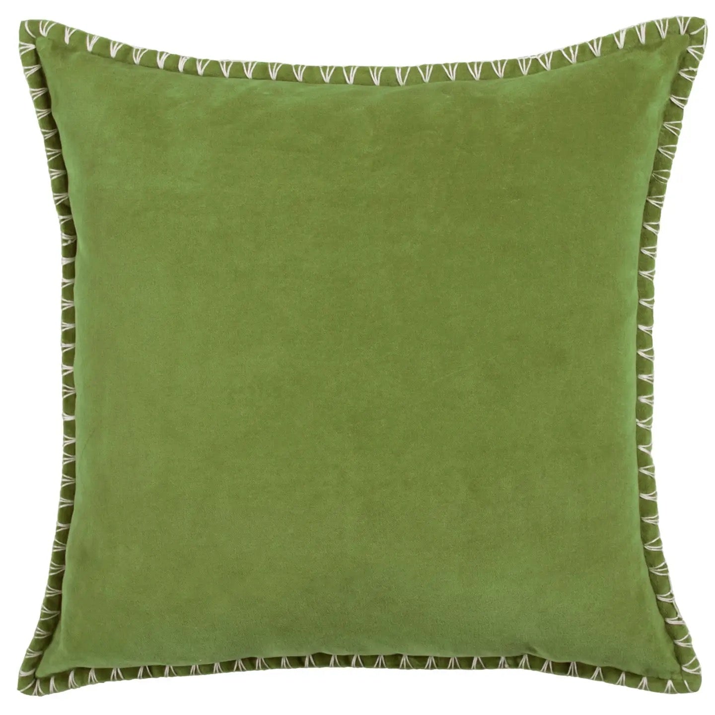 Stitch Embroidered Cushion Grass - Voyage