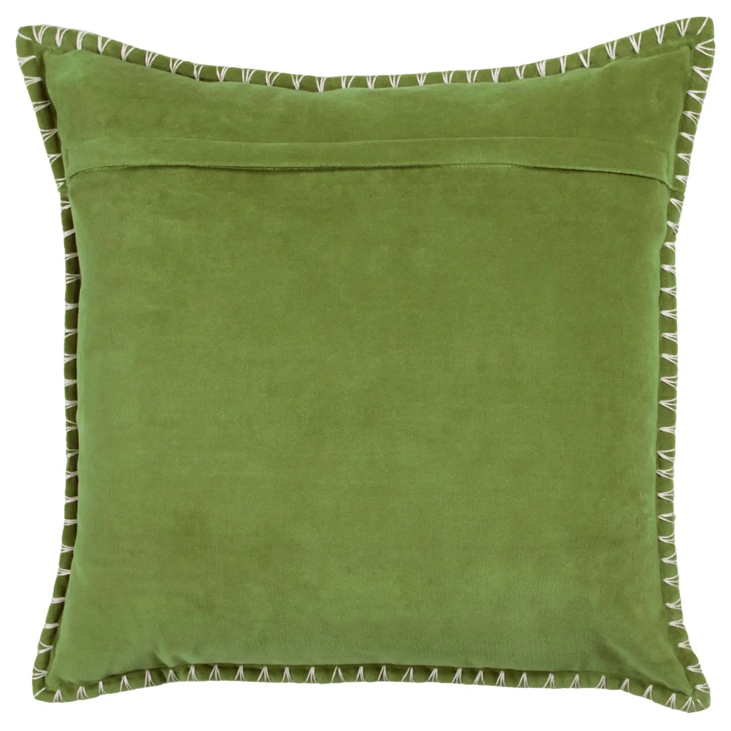 Stitch Embroidered Cushion Grass - Voyage