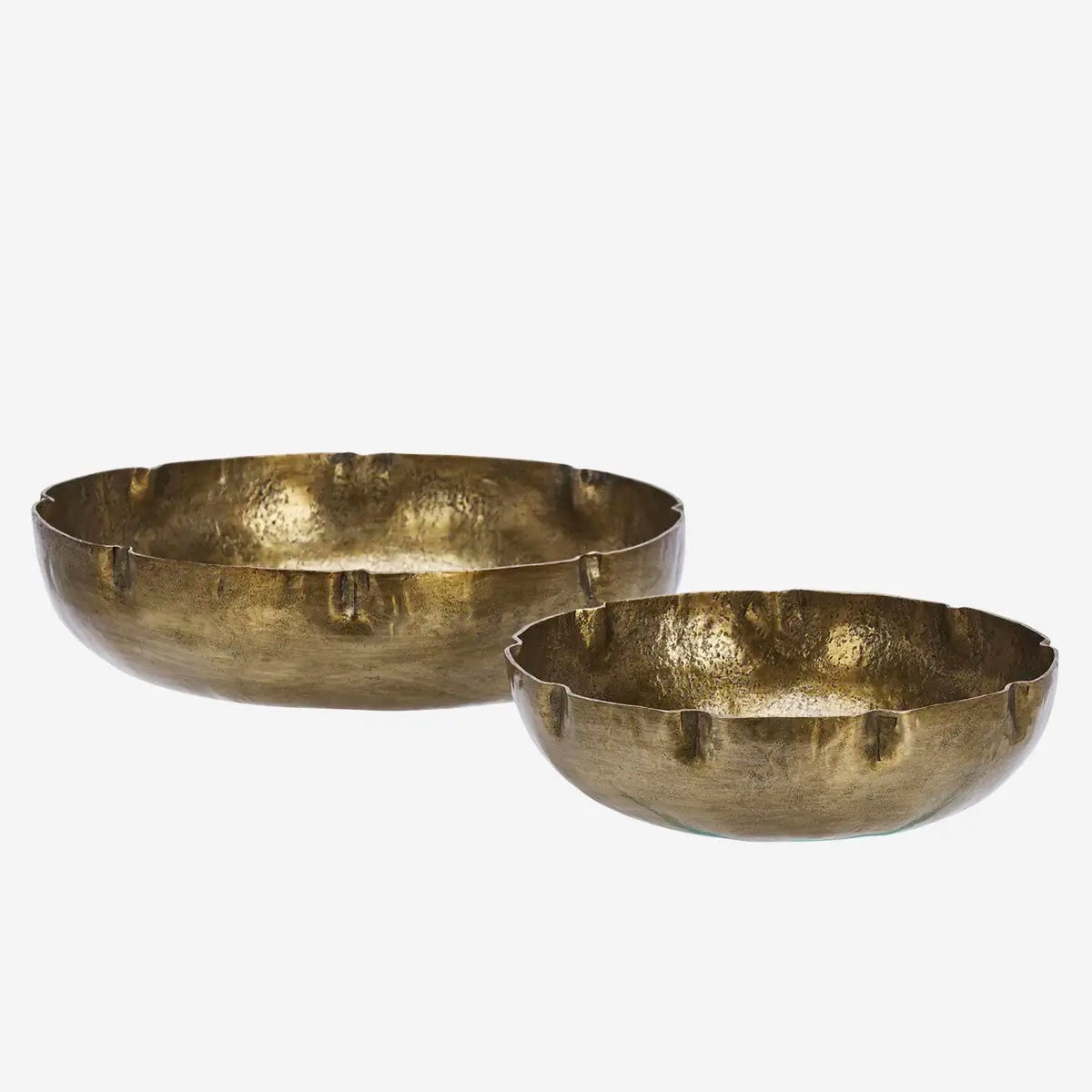 HAND HAMMERED ALUMINIUM BOWLS