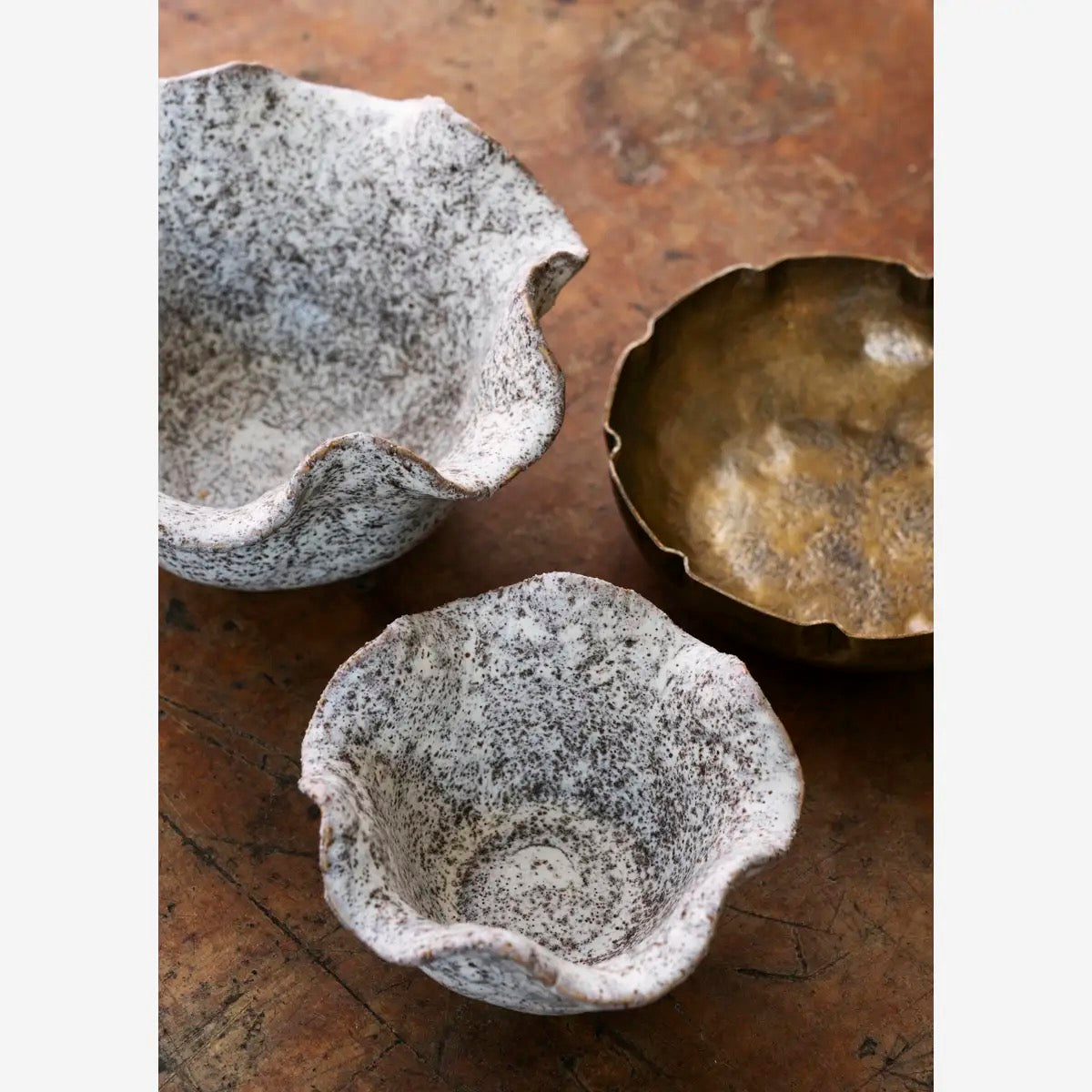 HAND HAMMERED ALUMINIUM BOWLS