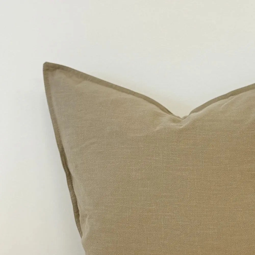 Layla Beige/Olive Cushion 53cm