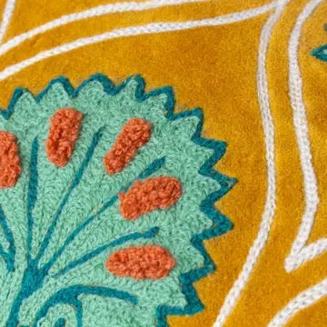 Casa Cushion Ochre/Marine