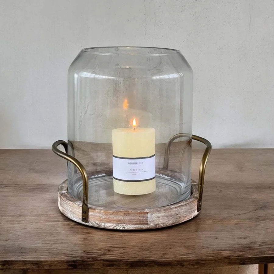 CEBU WOOD/GLASS HURRICANE