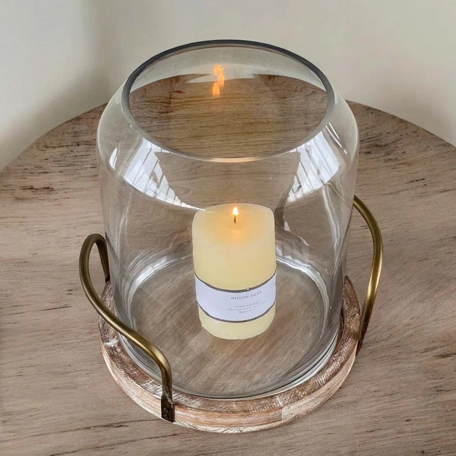 CEBU WOOD/GLASS HURRICANE