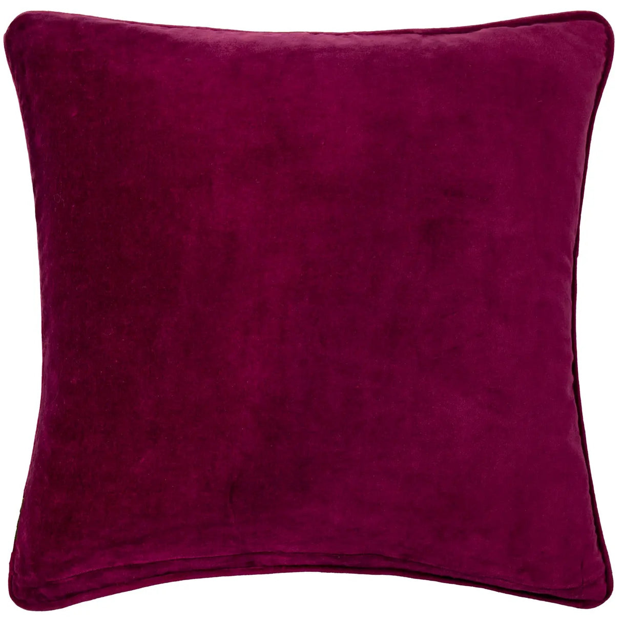 Chedworth Piped Velvet Cushion Gold/Rose