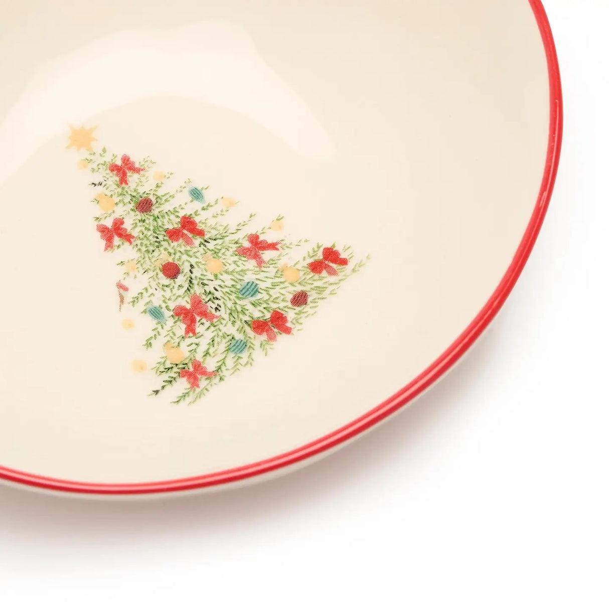 Cosy Christmas Stoneware Nibbles Bowl