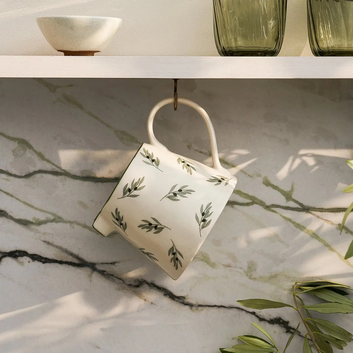 Olive Large Stoneware Jug - Sophie Allport