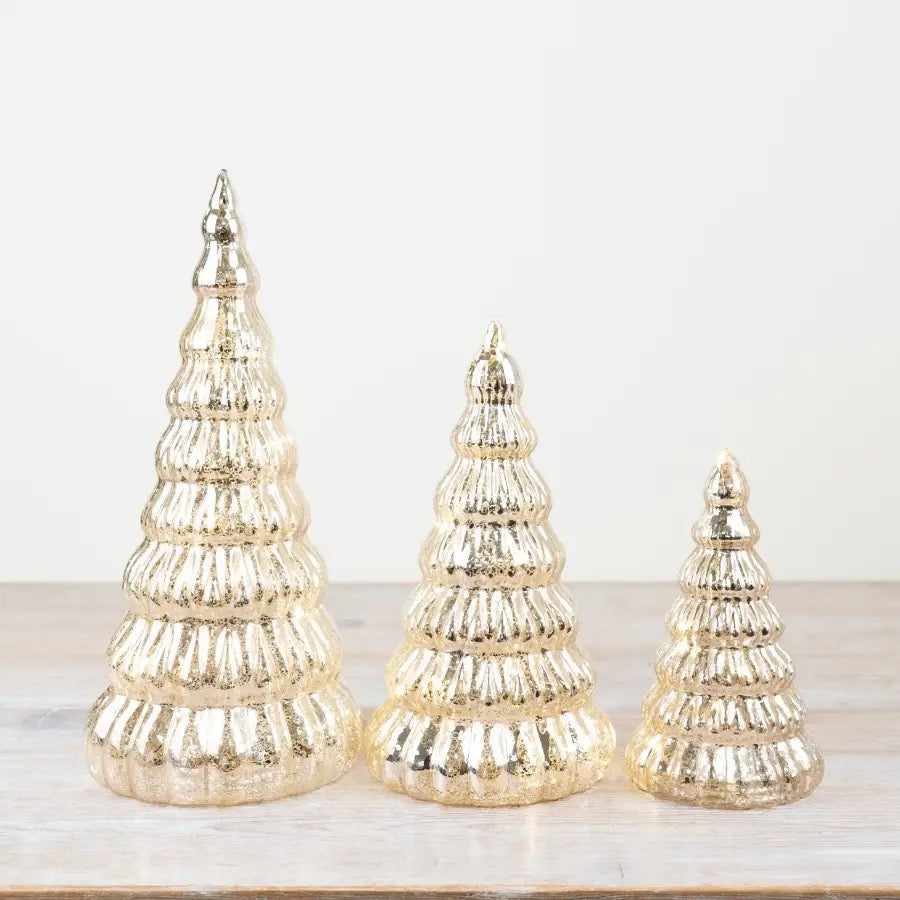 Gold light up tree - 2 sizes