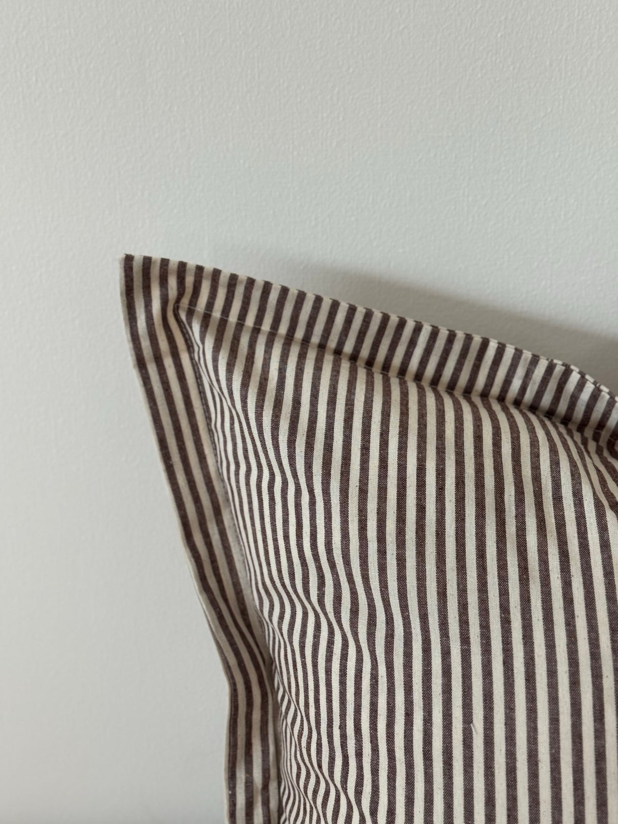 Darcy Dark Brown Flanged Edge Cushion 45cm