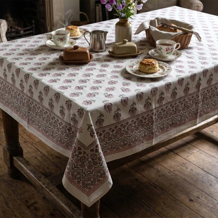 SUMMER DITSY BLOCK PRINTED TBL CLOTH/NAPKINS
