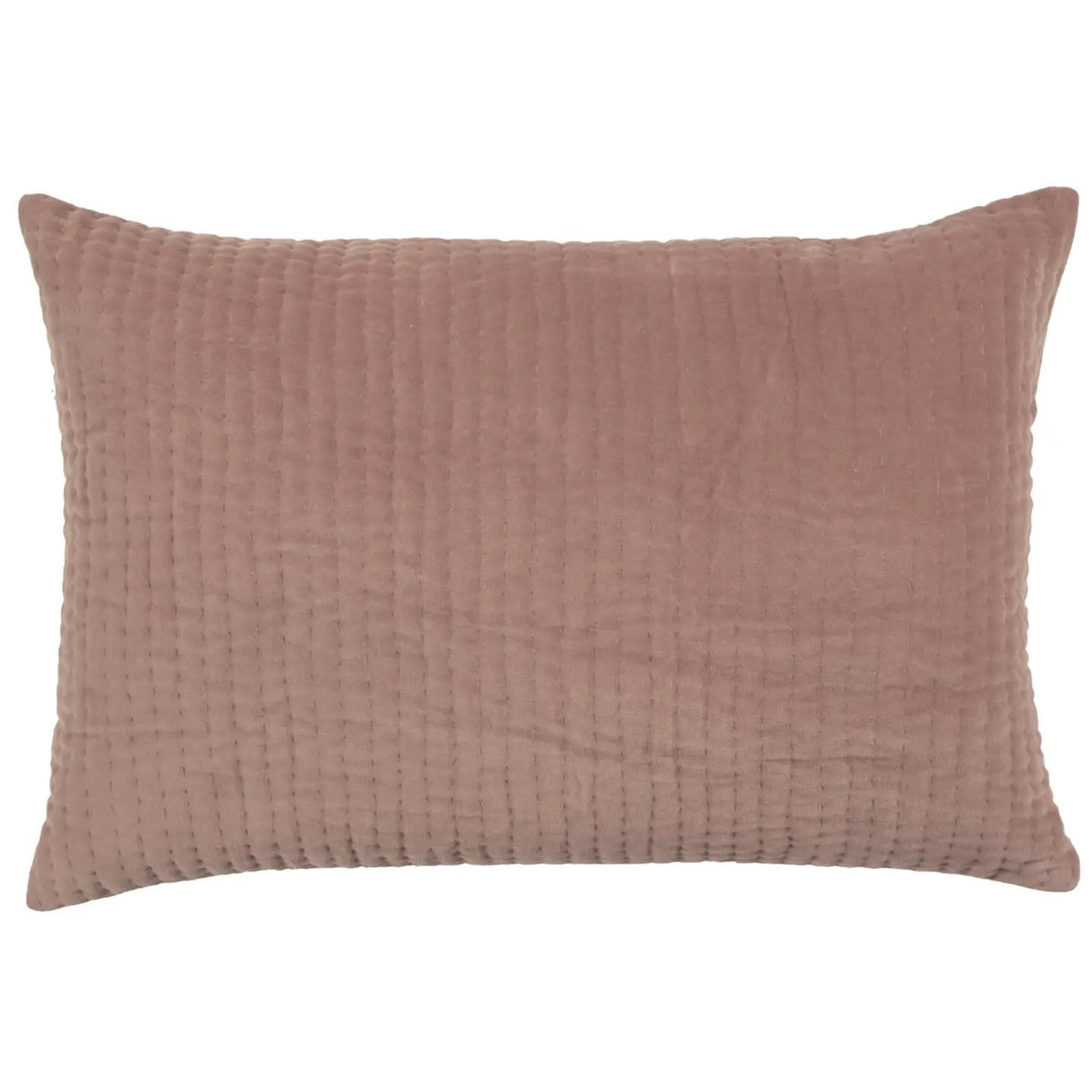 Haze Embroidered Cushion Dusky Pink - Voyage