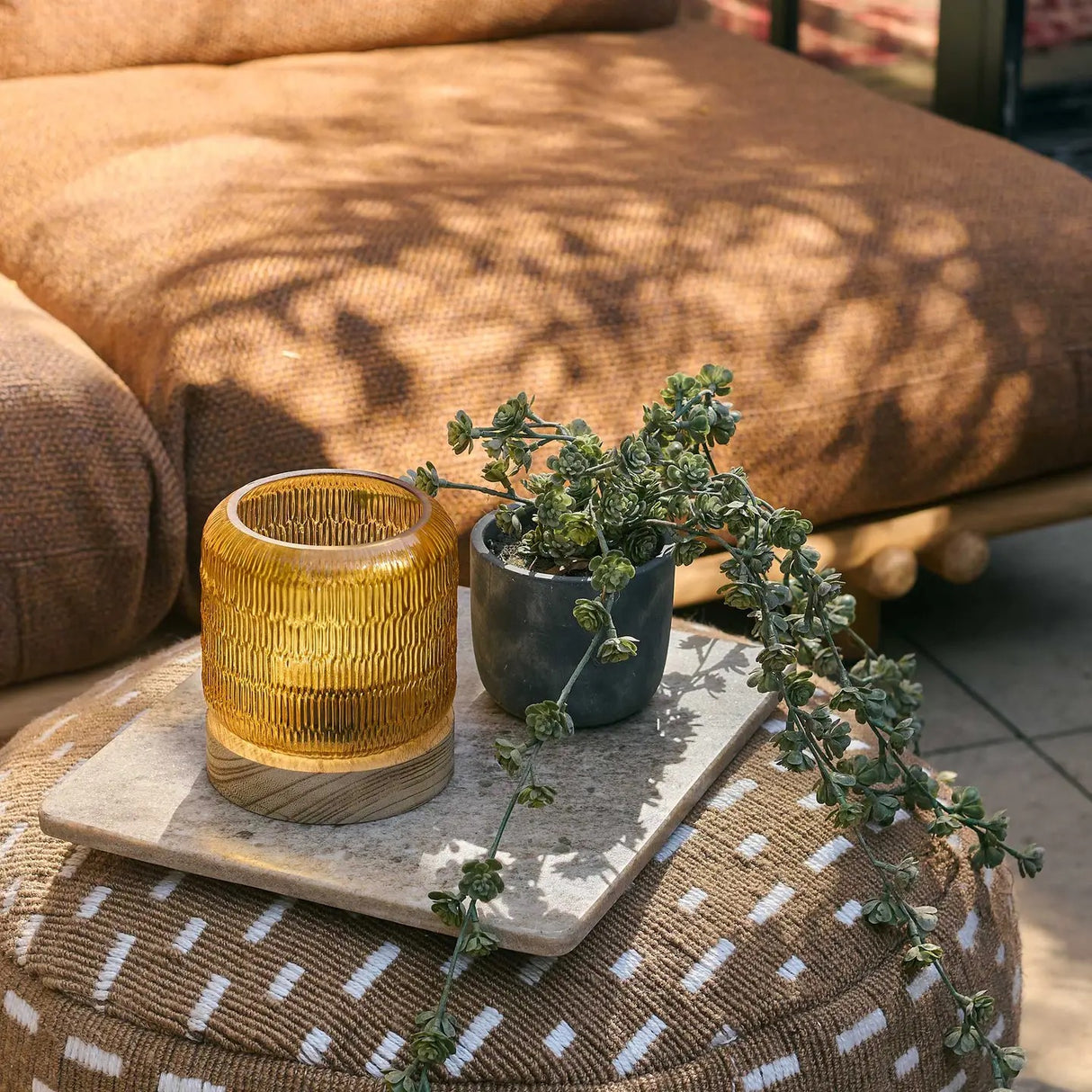 MARIELLE PORTABLE LAMP, AMBER - Abigail Ahern