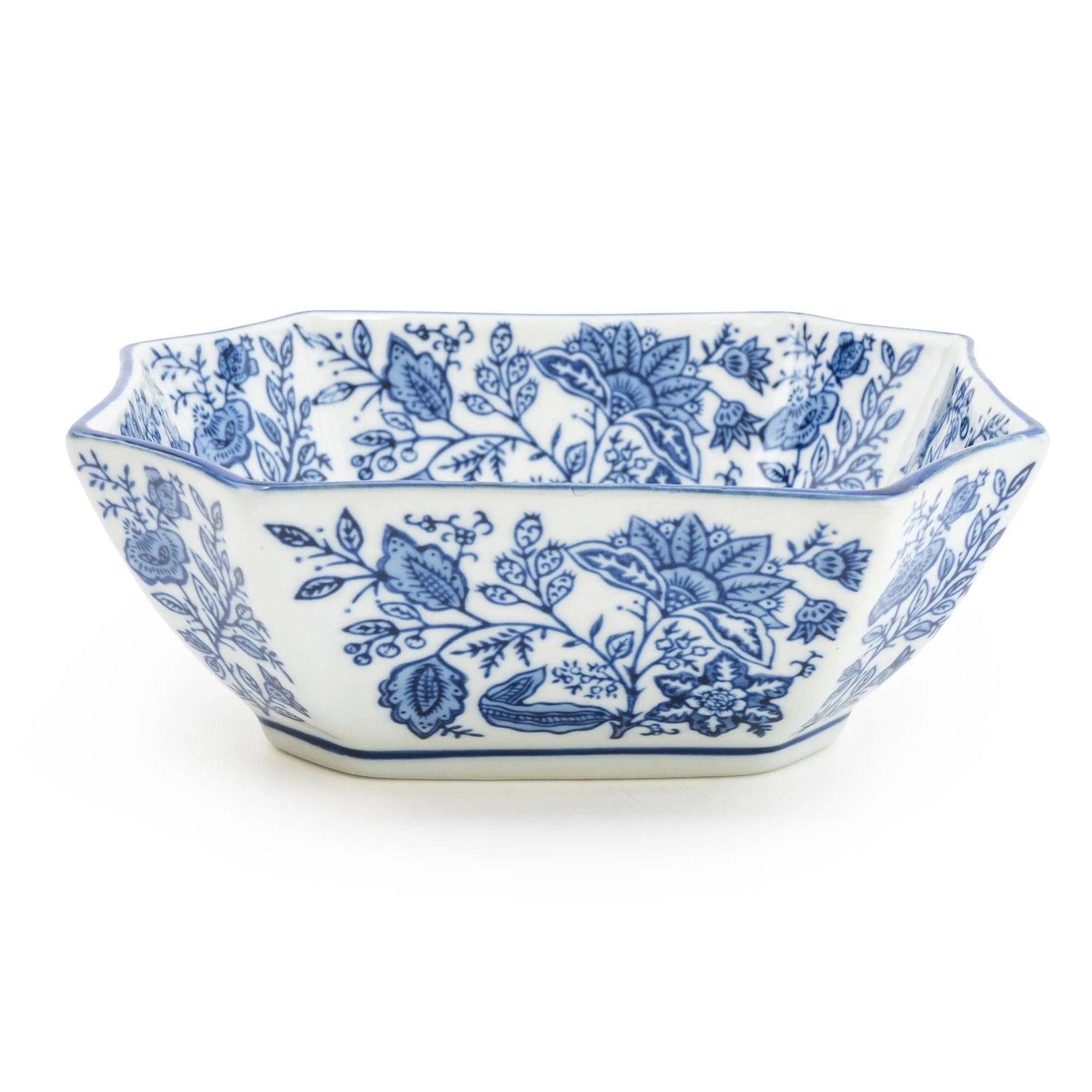 Sumatra Blue & White Rectangular Bowl