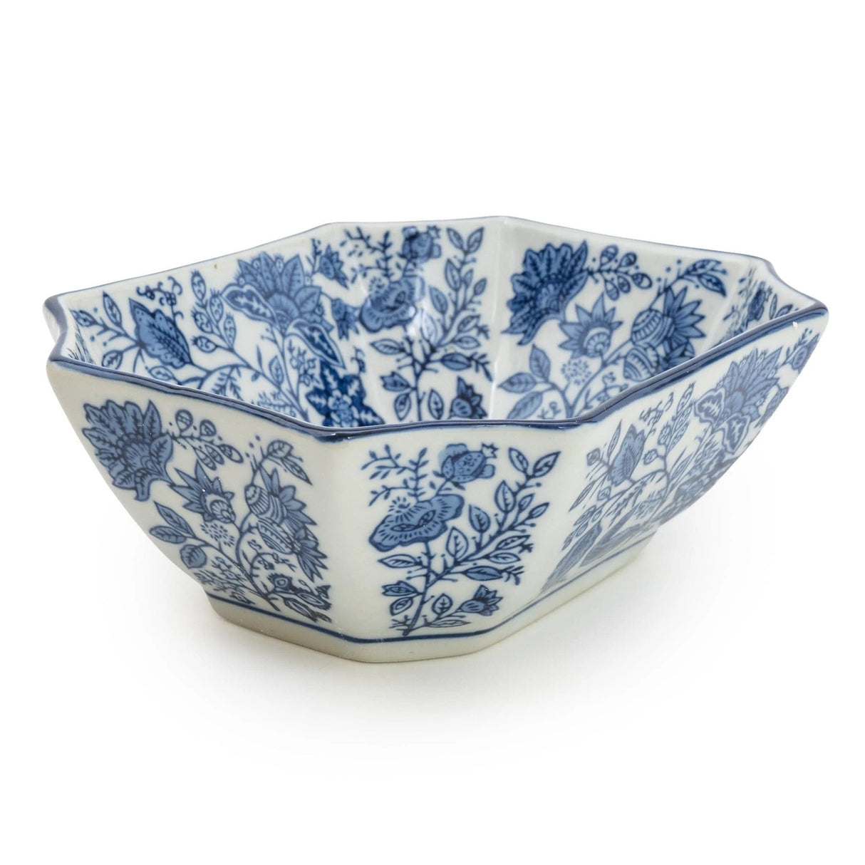 Sumatra Blue & White Rectangular Bowl