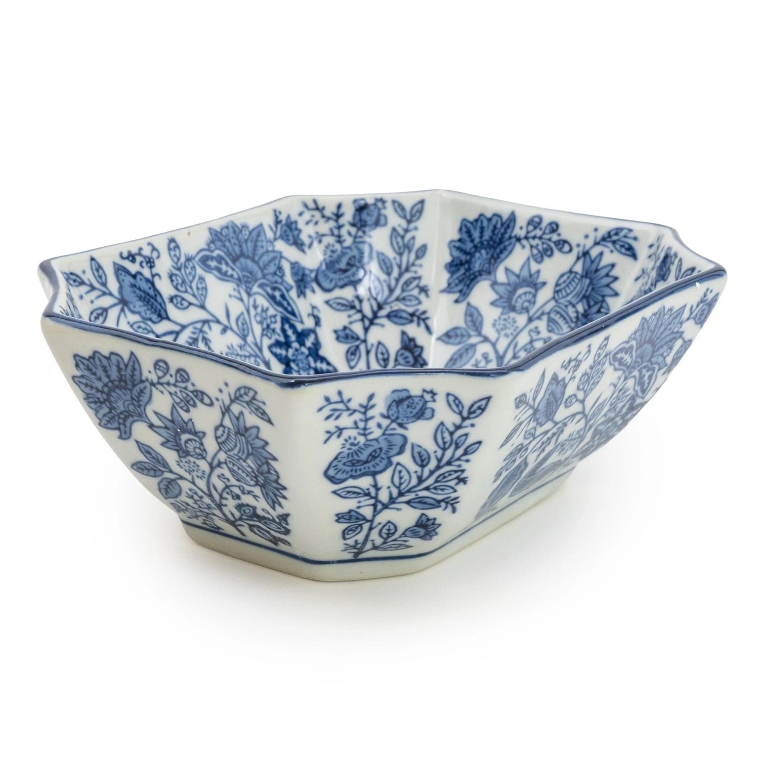 Sumatra Blue & White Rectangular Bowl