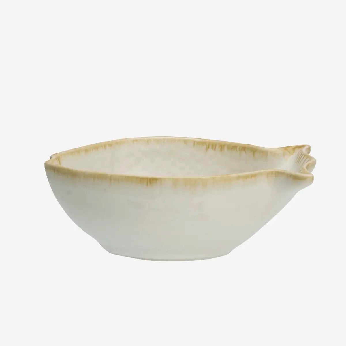 STONEWARE FISH BOWL - 2 COLOURS