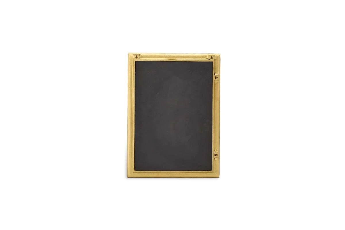 NKUKU Yadur Rectangular Mirror - Antique Brass - Small