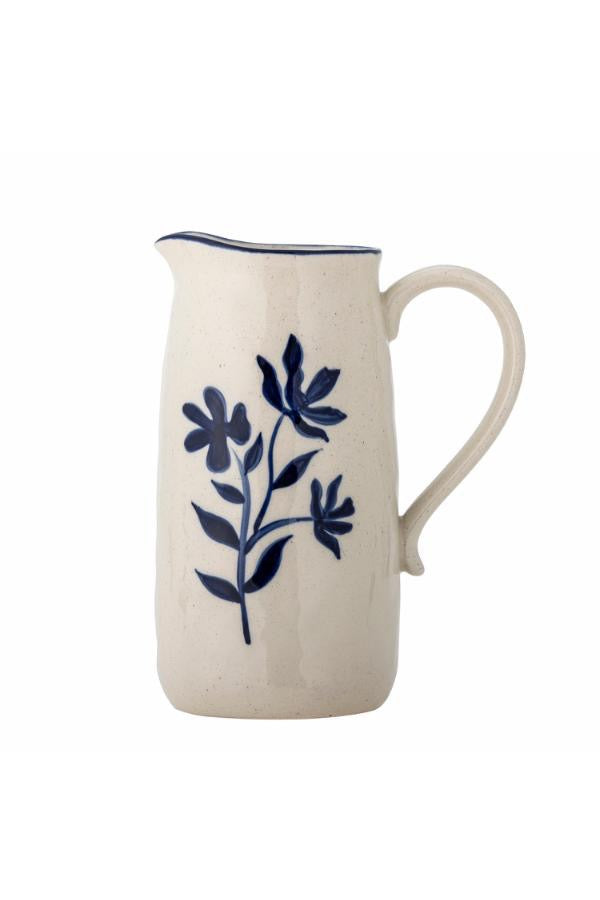 Eimy Jug, Blue, Stoneware - Bloomingville
