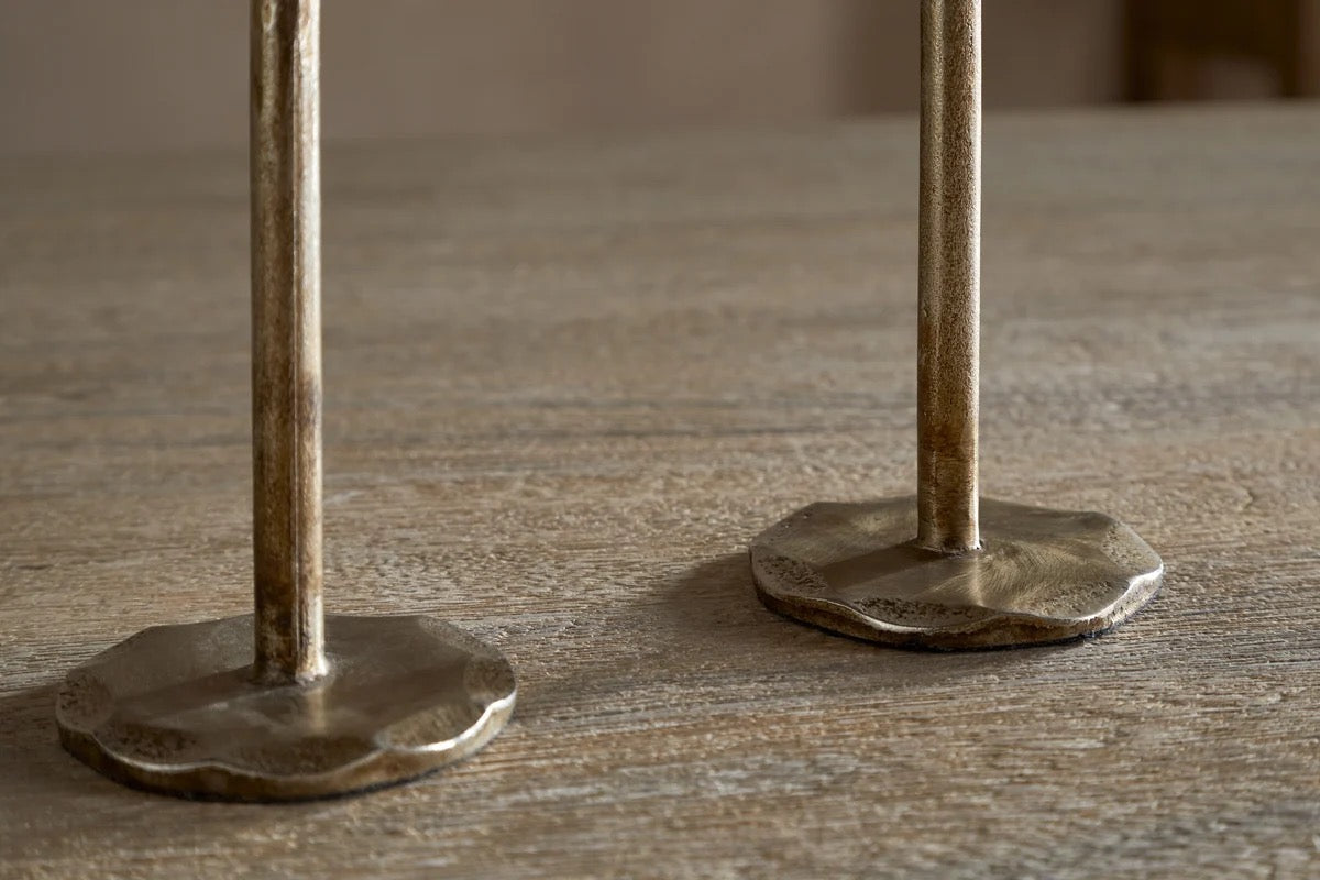 NKUKU - Parili Candle Holder - Ochre - (Set of 2)