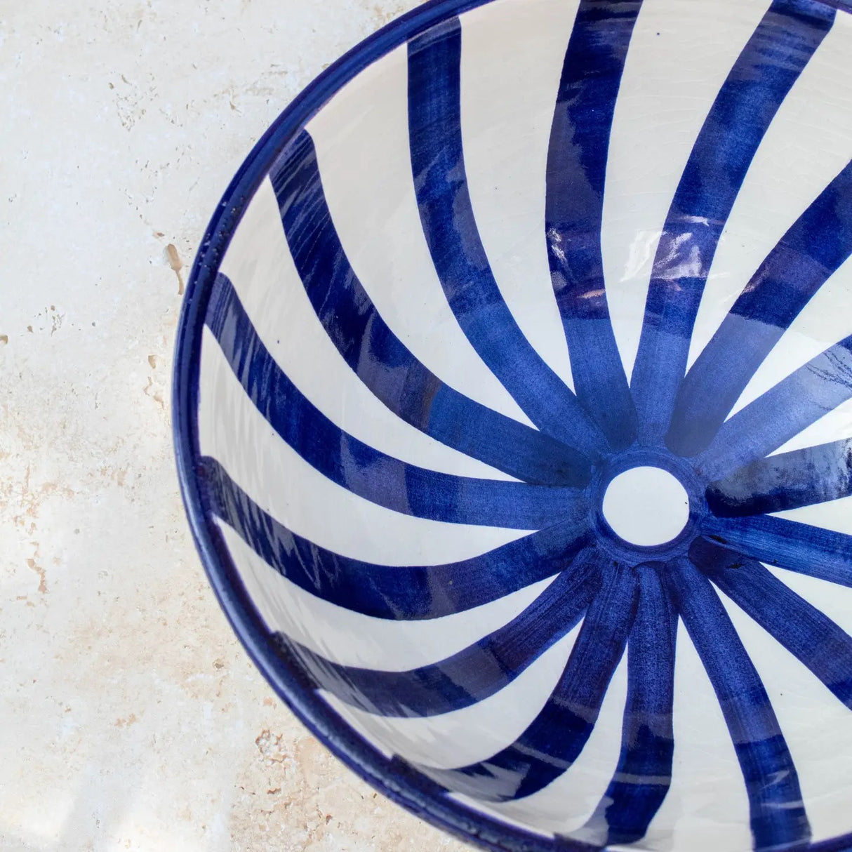 Large Handmade Moroccan Ceramic Bowls - 3 colours