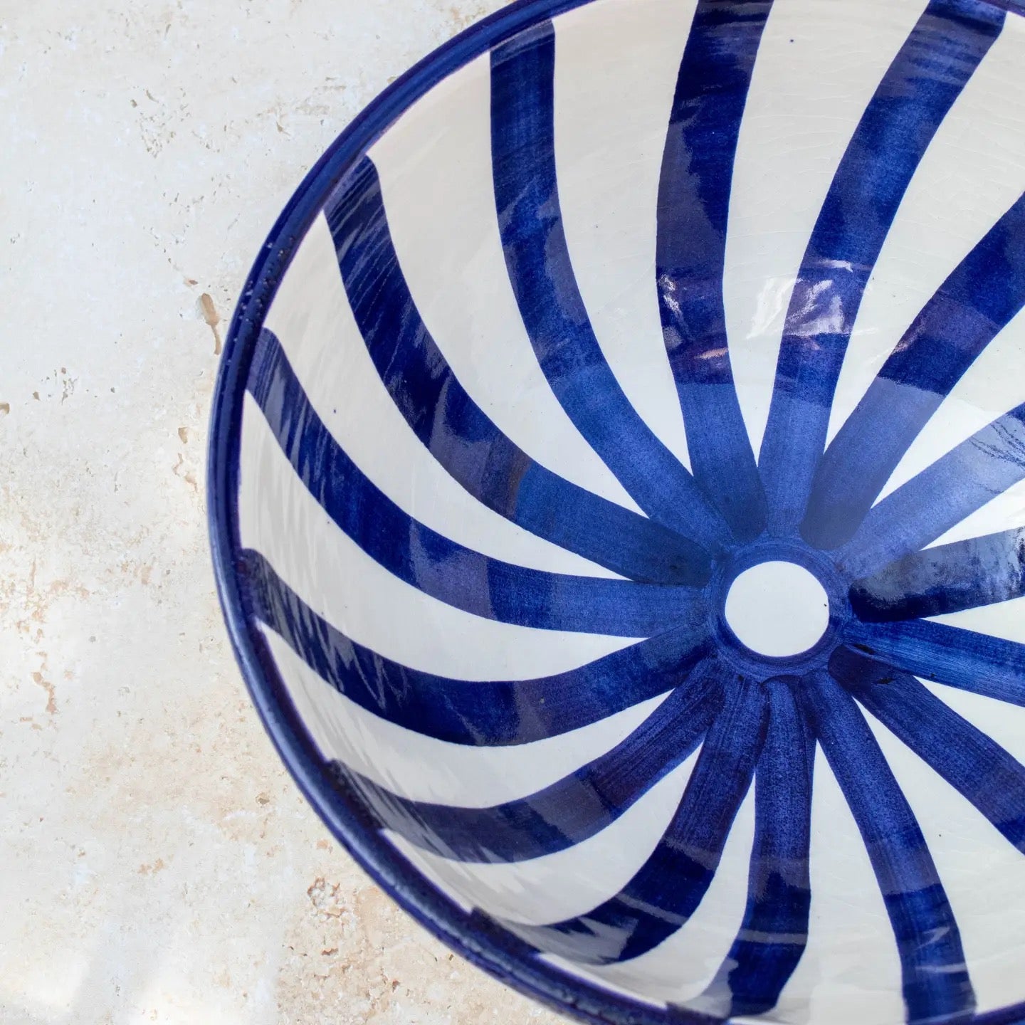 Large Handmade Moroccan Ceramic Bowls - 3 colours