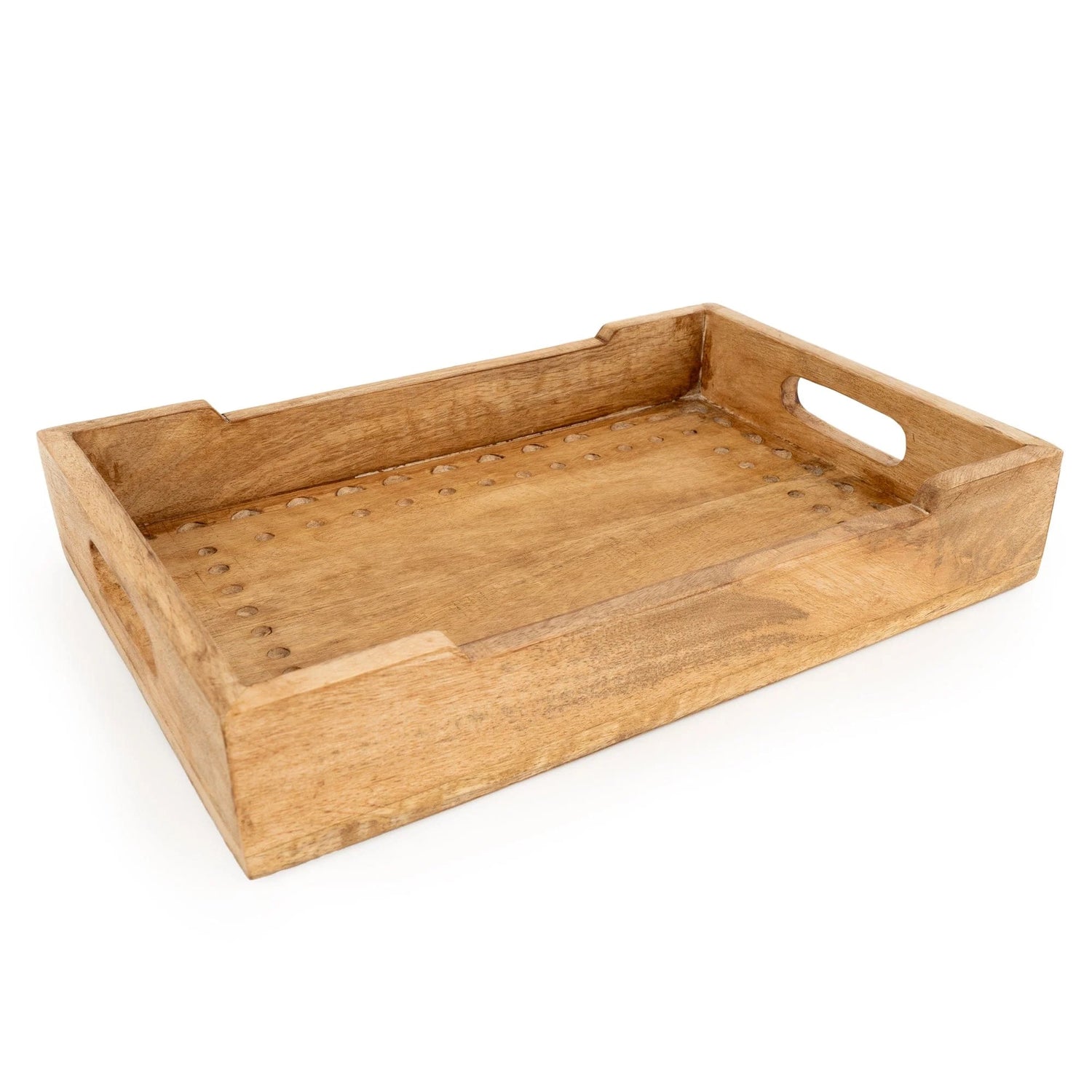 Tray - Mango Wood Debossed Design