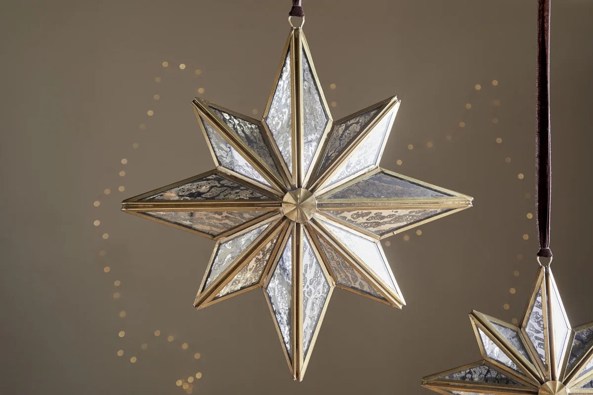 NKUKU - Taara Star Decoration - Antique Brass