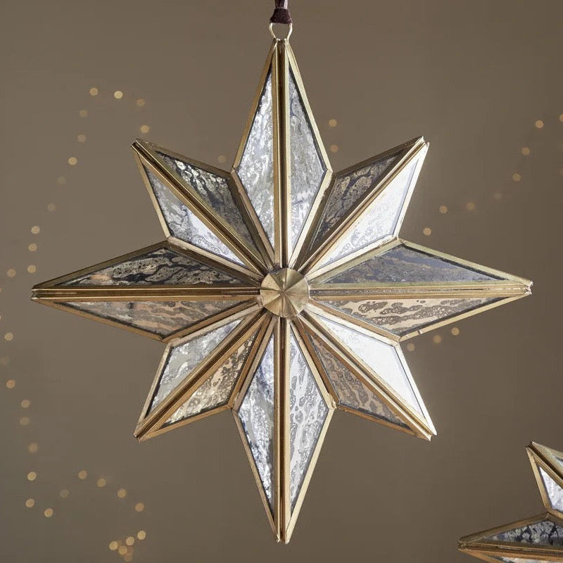 NKUKU - Taara Star Decoration - Antique Brass
