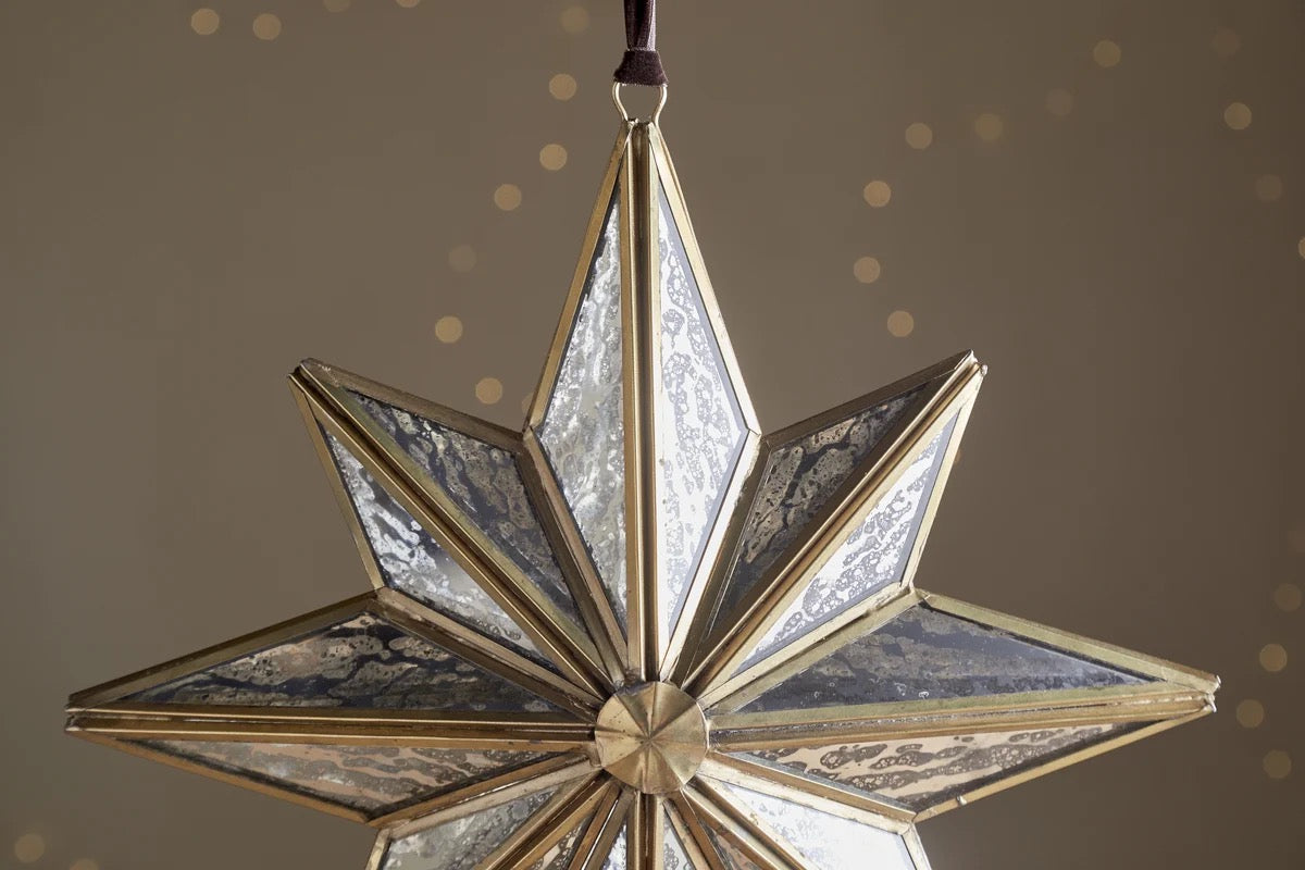 NKUKU - Taara Star Decoration - Antique Brass