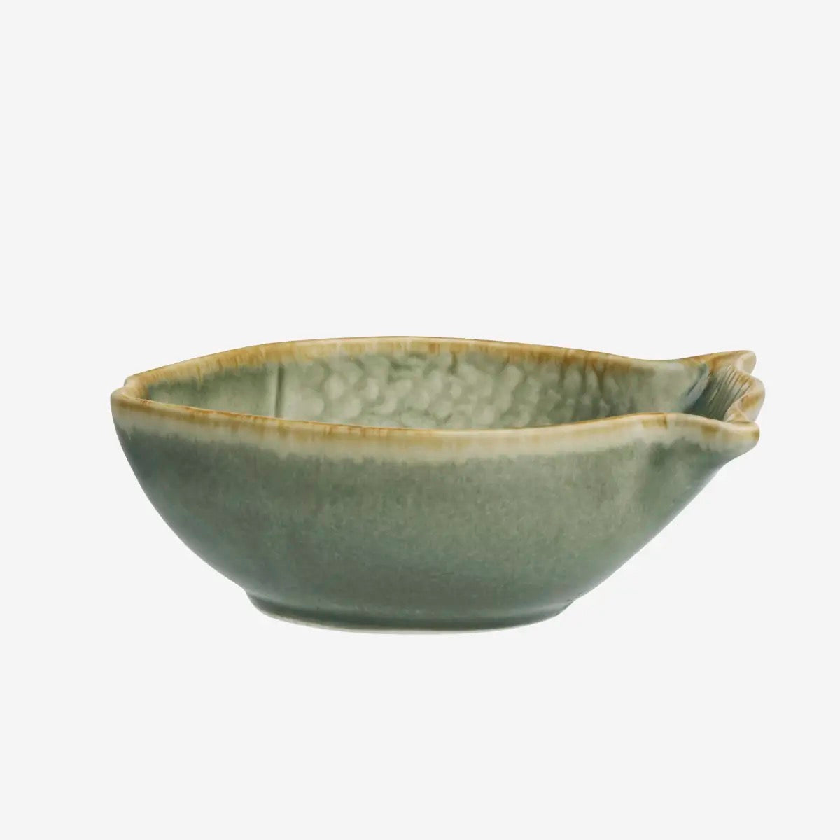 STONEWARE FISH BOWL - 2 COLOURS