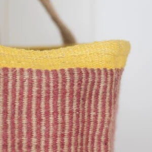 Jute Storage Bag Pink