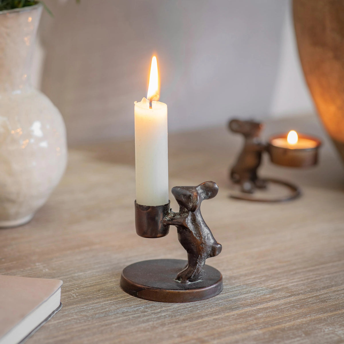 Avening Mouse candle Holder