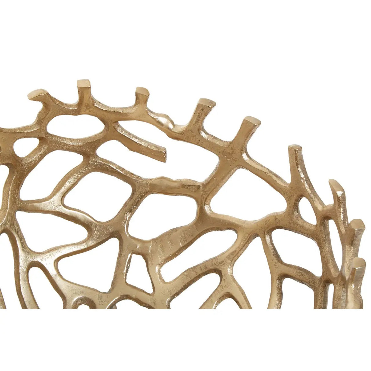 Prato  Coral Effect Bowl - 2 finishes Gold/Silver