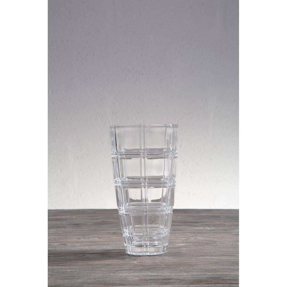 Savita Vase with Grid Pattern 25cm