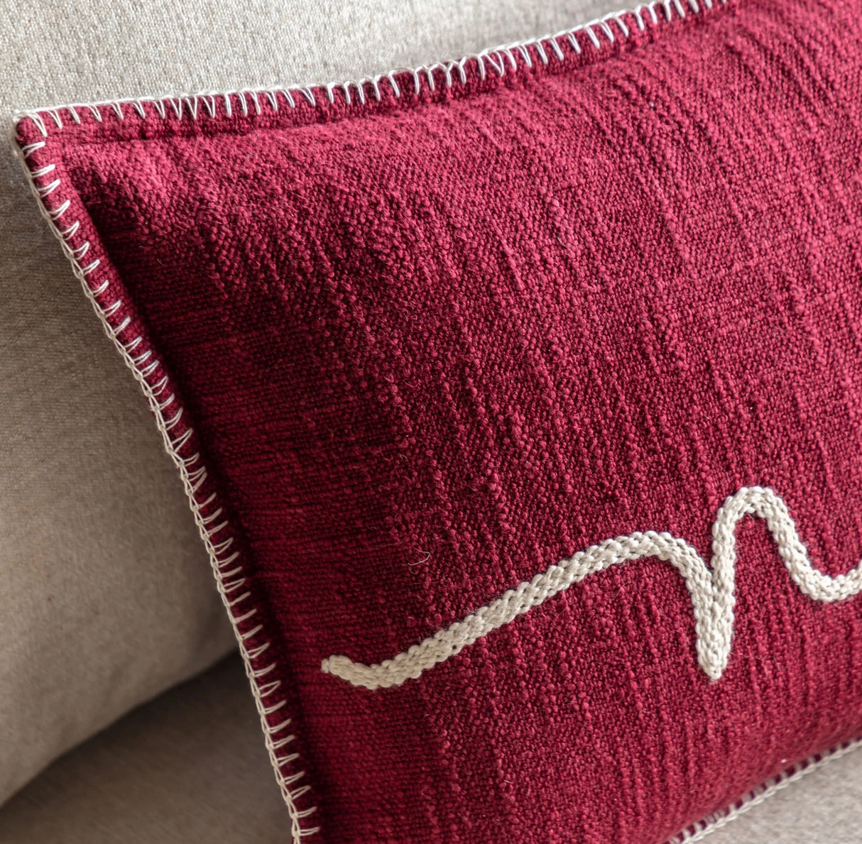 Noel Script Christmas Cushion 30X50cm