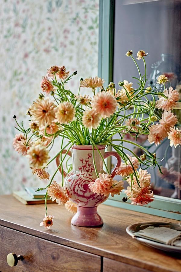 Alea Vase, Rose, Stoneware - Bloomingville