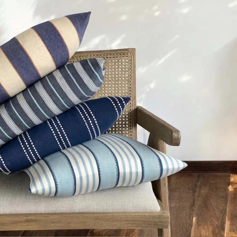 HAVANNA LIGHT BLUE STRIPE CUSHION