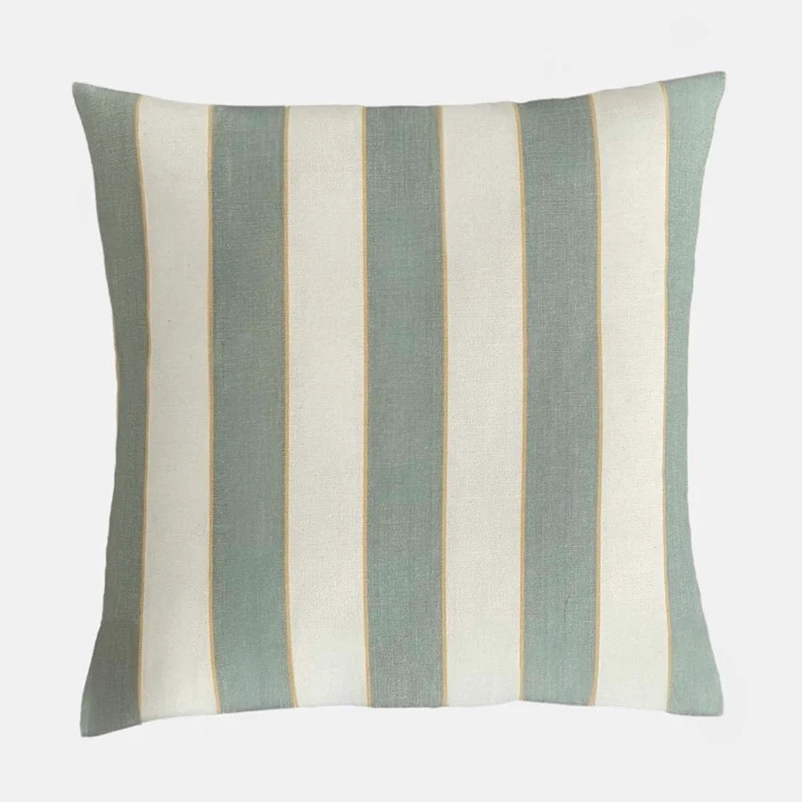 CHILA INK SAGE WIDE STRIPE CUSHION