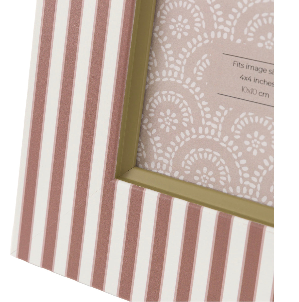 Stripe Photo Frame 4x4"