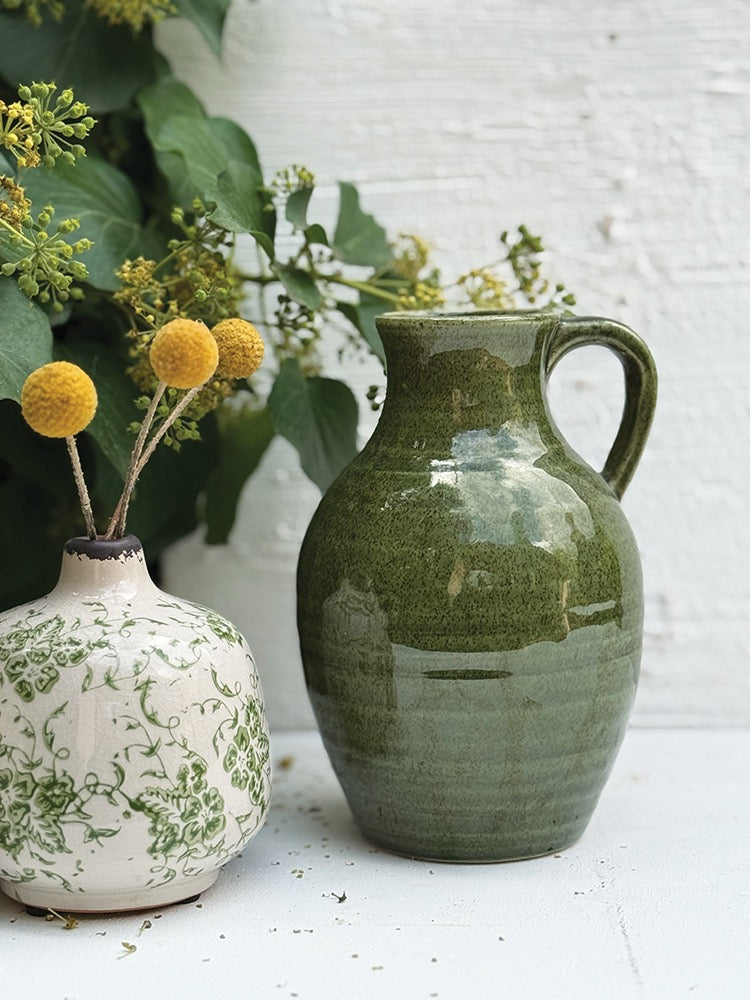 COUNTRY JUG GREEN 19cm