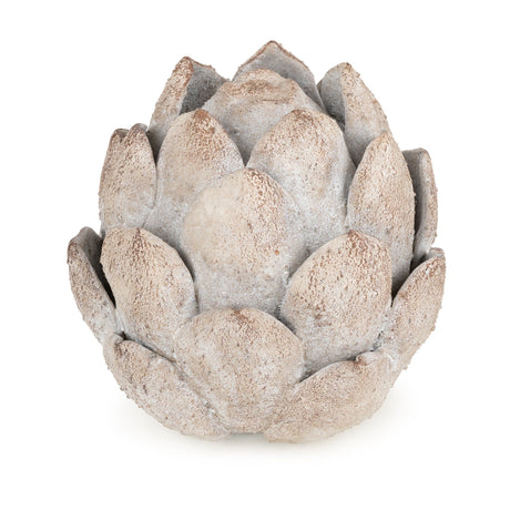 Stone Finish Large Flower - Ornament