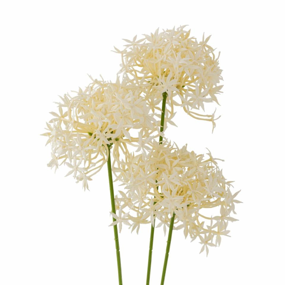 Allium Stem, White, Artificial Flowers