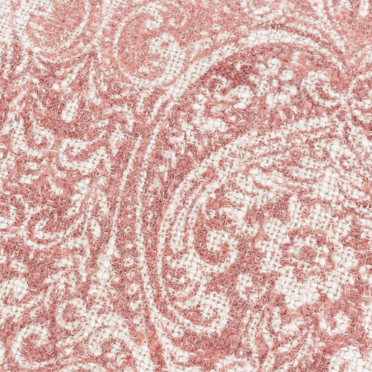 Durelle Damask Fringed Cushion Coral