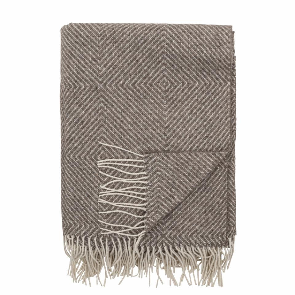 Hoshi Throw, Brown, Merino Wool