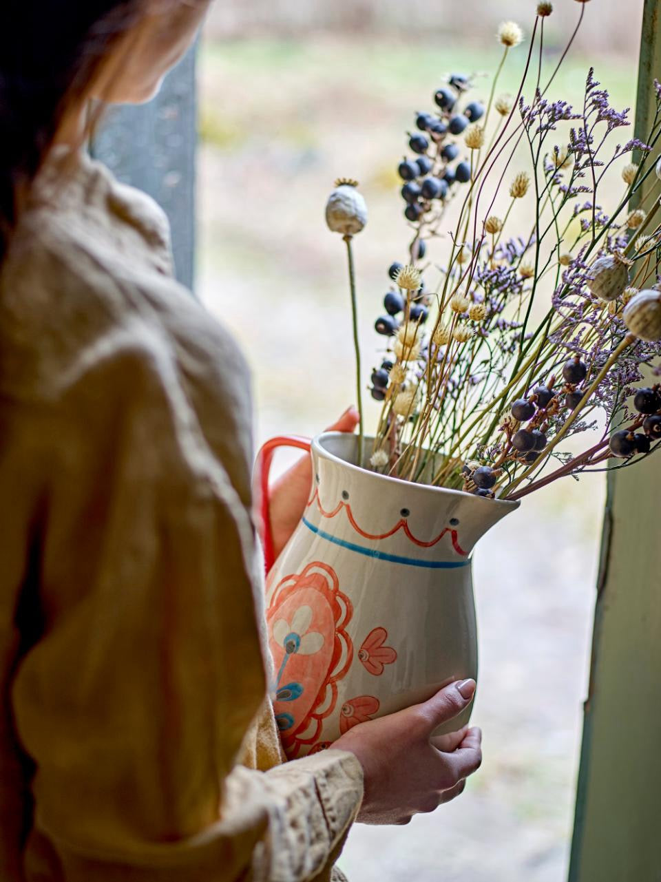 Odina Jug, Rose, Stoneware
