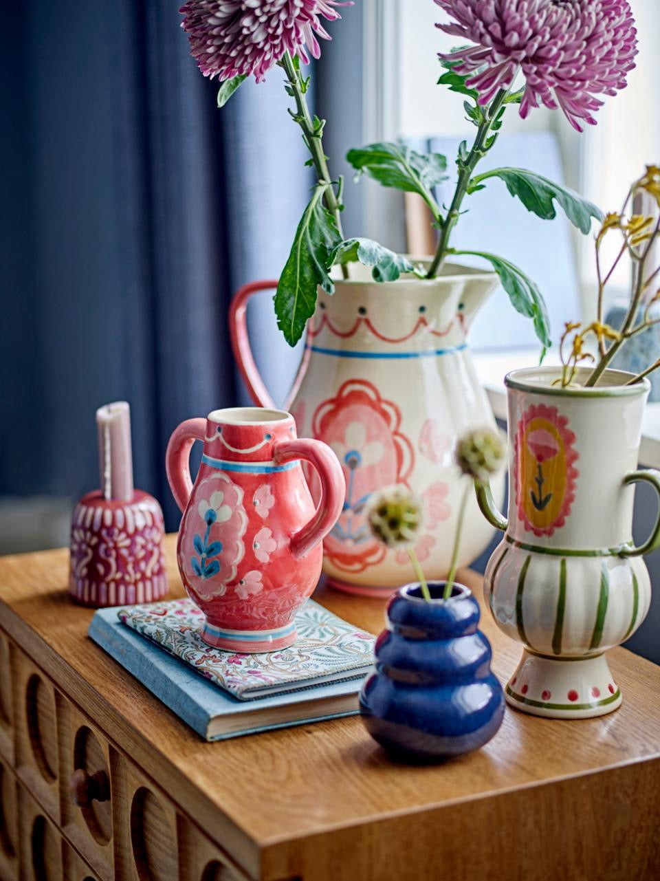 Odina Jug, Rose, Stoneware