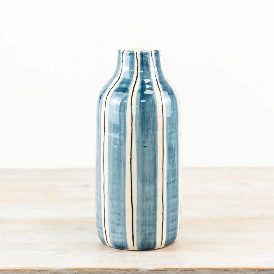 Bottle Striped Vase, 30.5cm